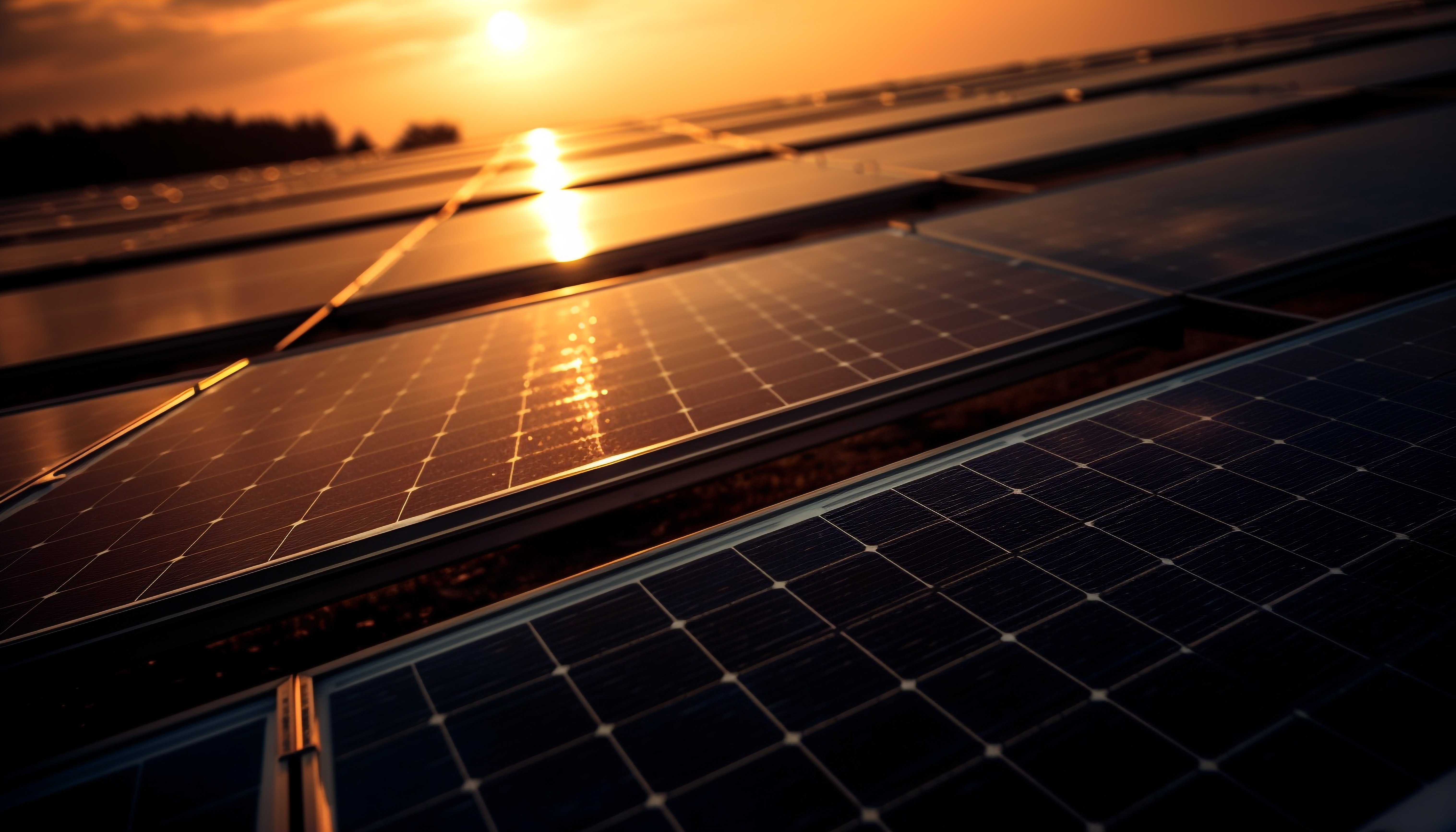 Réseau de panneaux solaires